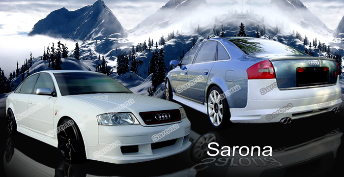 Custom Audi A6  Sedan Body Kit (1998 - 2004) - $1390.00 (Manufacturer Sarona, Part #AD-005-KT)