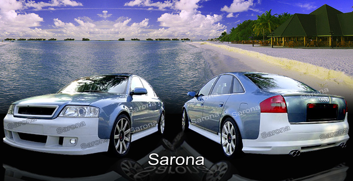 Custom Audi A6  Sedan Body Kit (1998 - 2004) - $1390.00 (Manufacturer Sarona, Part #AD-004-KT)