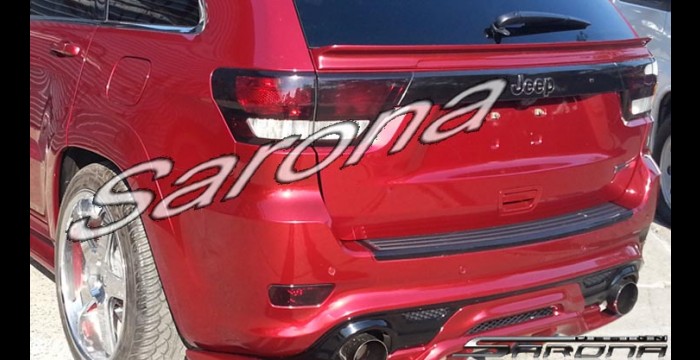 Custom Jeep Grand Cherokee  SUV/SAV/Crossover Trunk Wing (2011 - 2013) - $249.00 (Part #JP-001-TW)