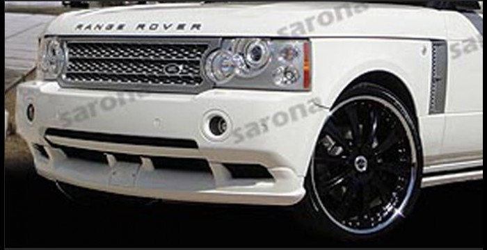 Custom Range Rover HSE Front Bumper Add-on  SUV/SAV/Crossover Front Add-on Lip (2006 - 2010) - $690.00 (Part #RR-001-FA)