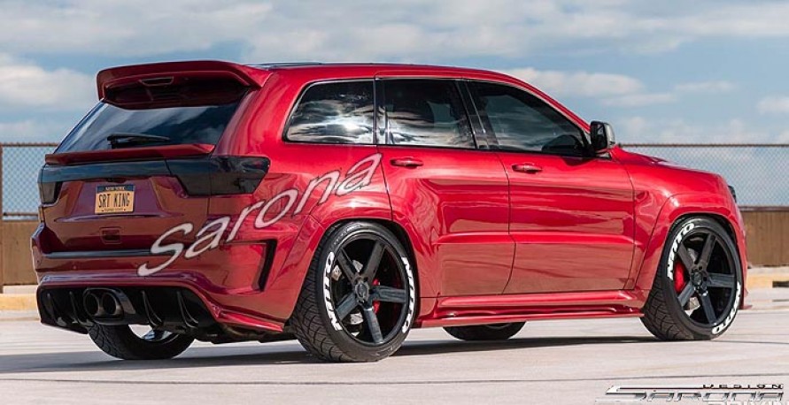 Custom Jeep Grand Cherokee  SUV/SAV/Crossover Rear Bumper (2011 - 2019) - $1090.00 (Part #JP-008-RB)